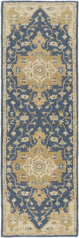 Made to Order Custom Size Broomfield Hand Tufted Blue 1145 Area Rug