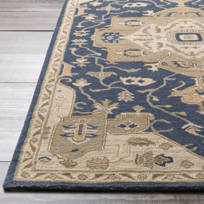 Made to Order Custom Size Broomfield Hand Tufted Blue 1145 Area Rug