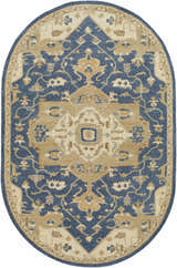 Made to Order Custom Size Broomfield Hand Tufted Blue 1145 Area Rug