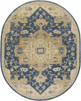 Made to Order Custom Size Broomfield Hand Tufted Blue 1145 Area Rug
