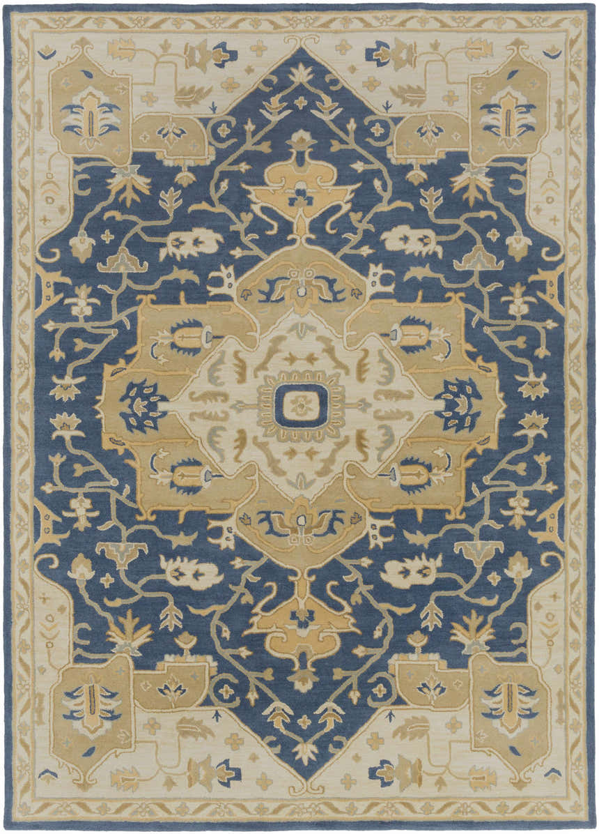 Made to Order Custom Size Broomfield Hand Tufted Blue 1145 Area Rug