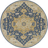 Made to Order Custom Size Broomfield Hand Tufted Blue 1145 Area Rug