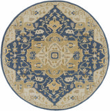 Made to Order Custom Size Broomfield Hand Tufted Blue 1145 Area Rug