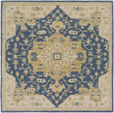 Made to Order Custom Size Broomfield Hand Tufted Blue 1145 Area Rug