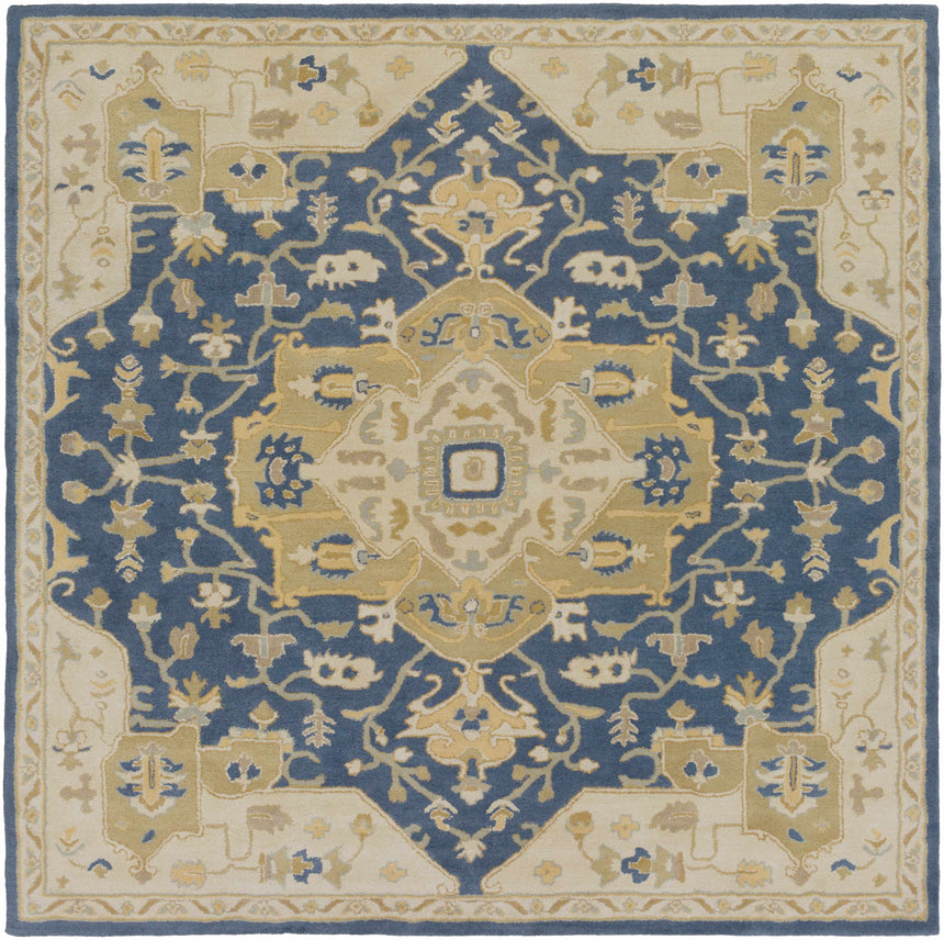 Made to Order Custom Size Broomfield Hand Tufted Blue 1145 Area Rug