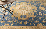 Made to Order Custom Size Broomfield Hand Tufted Blue 1145 Area Rug