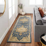 Made to Order Custom Size Broomfield Hand Tufted Blue 1145 Area Rug