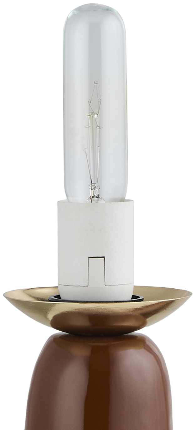 Lindoeste Dark Red Table Lamp