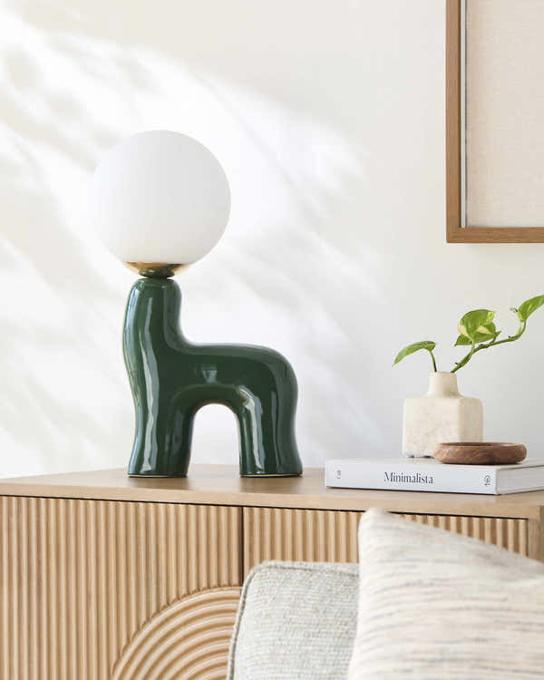 Lindoeste Green Table Lamp