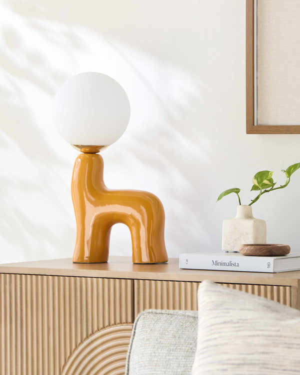 Lindoeste Orange Table Lamp