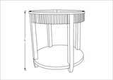 Rosemary End Table Becki Owens x LIVABLISS BORS-001