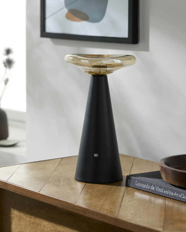 Longjumeau Black Table Lamp