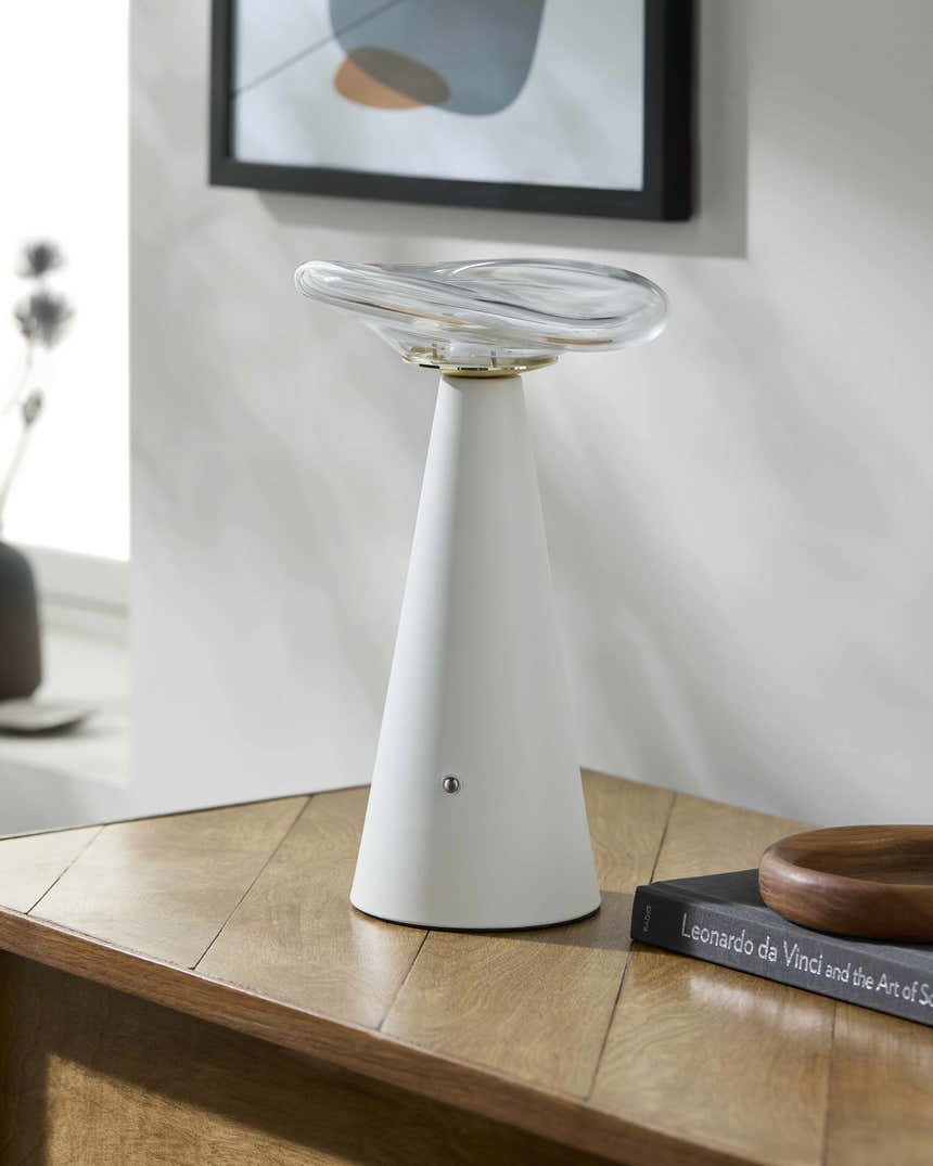 Longjumeau White Table Lamp