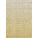 Dalyn Luxury Lazio LZ2 Wheat rug with a subtle diamond pattern and beige and gold tones.