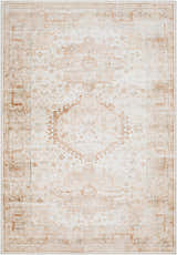 Sample Laran Rust Distressed Washable Area Rug