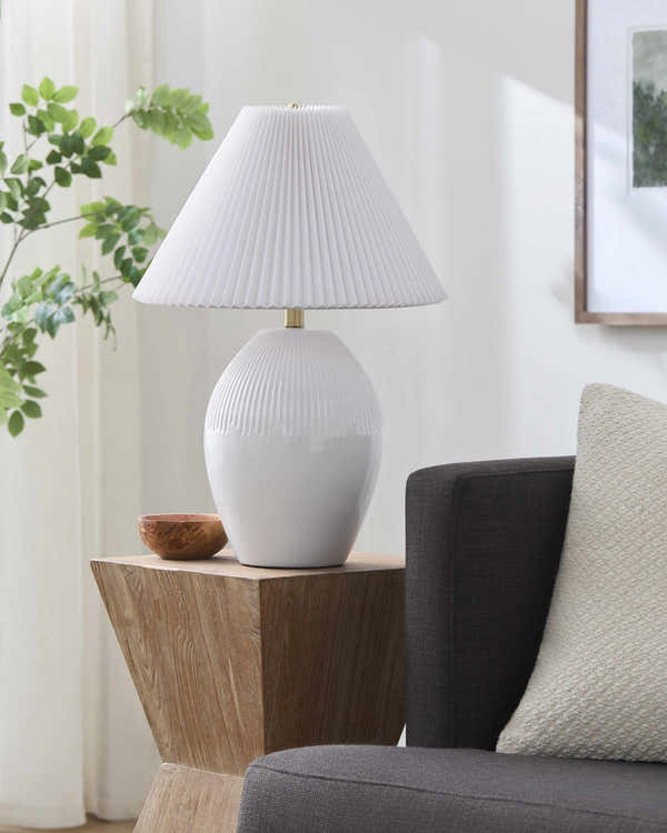 Lechbruck Metallic - Nickel Table Lamp