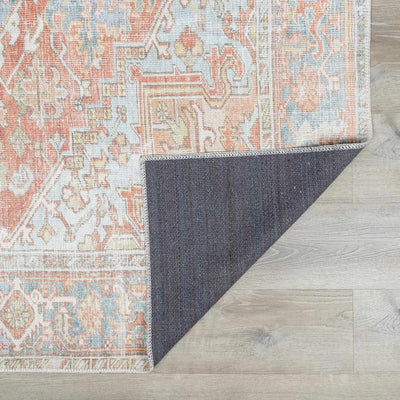 Rust Maayon Washable Rug