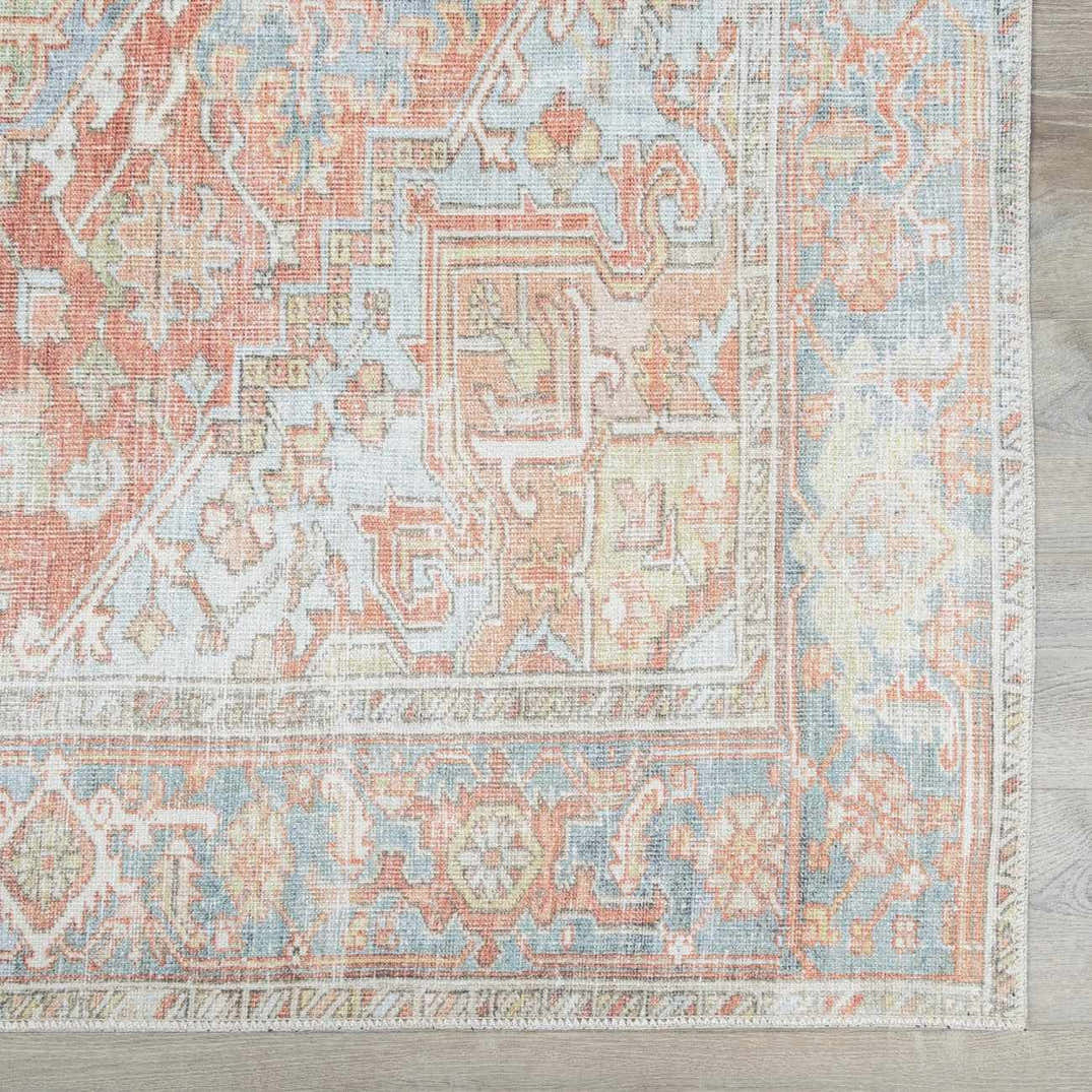 Rust Maayon Washable Rug – Boutique Rugs