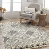 Mabua Tasseled Jute&Wool  Rug - Clearance
