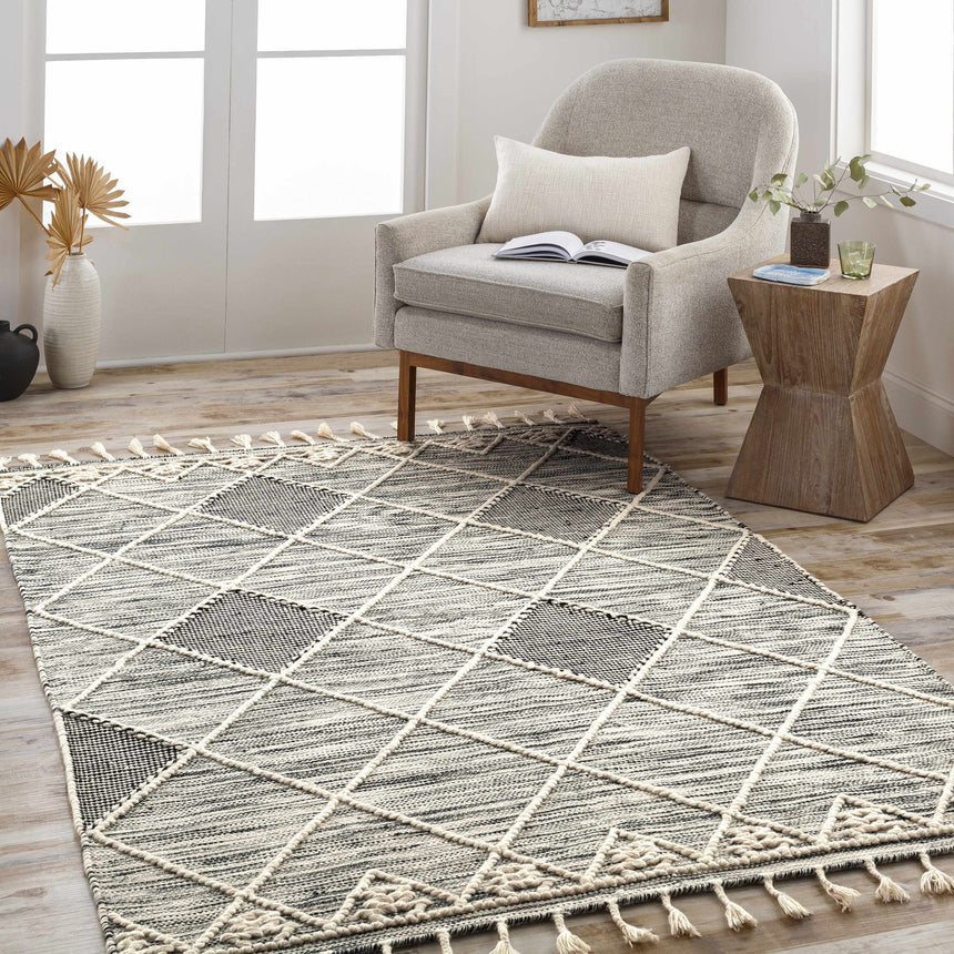 Mabua Tasseled Jute&Wool  Rug - Clearance