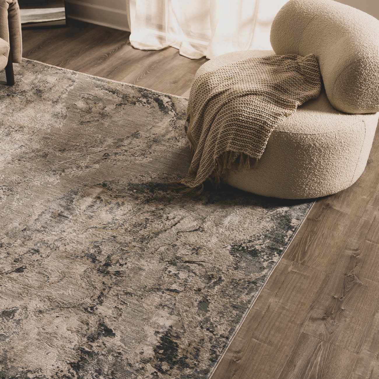 Maddington Gray Marble Thick Luxe Rug – Boutique Rugs