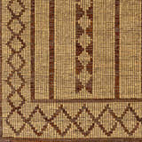 Sample Maia Jute & Leather Area Rug - Clearance