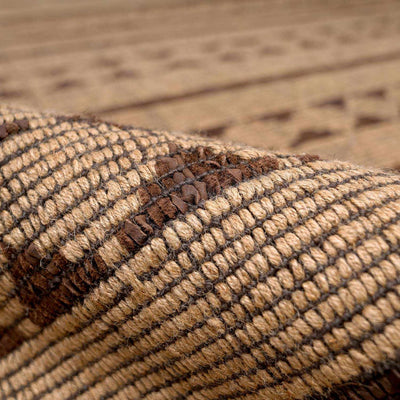 Maia Jute & Leather Area Rug