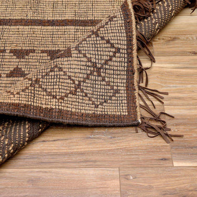 Maia Jute & Leather Area Rug