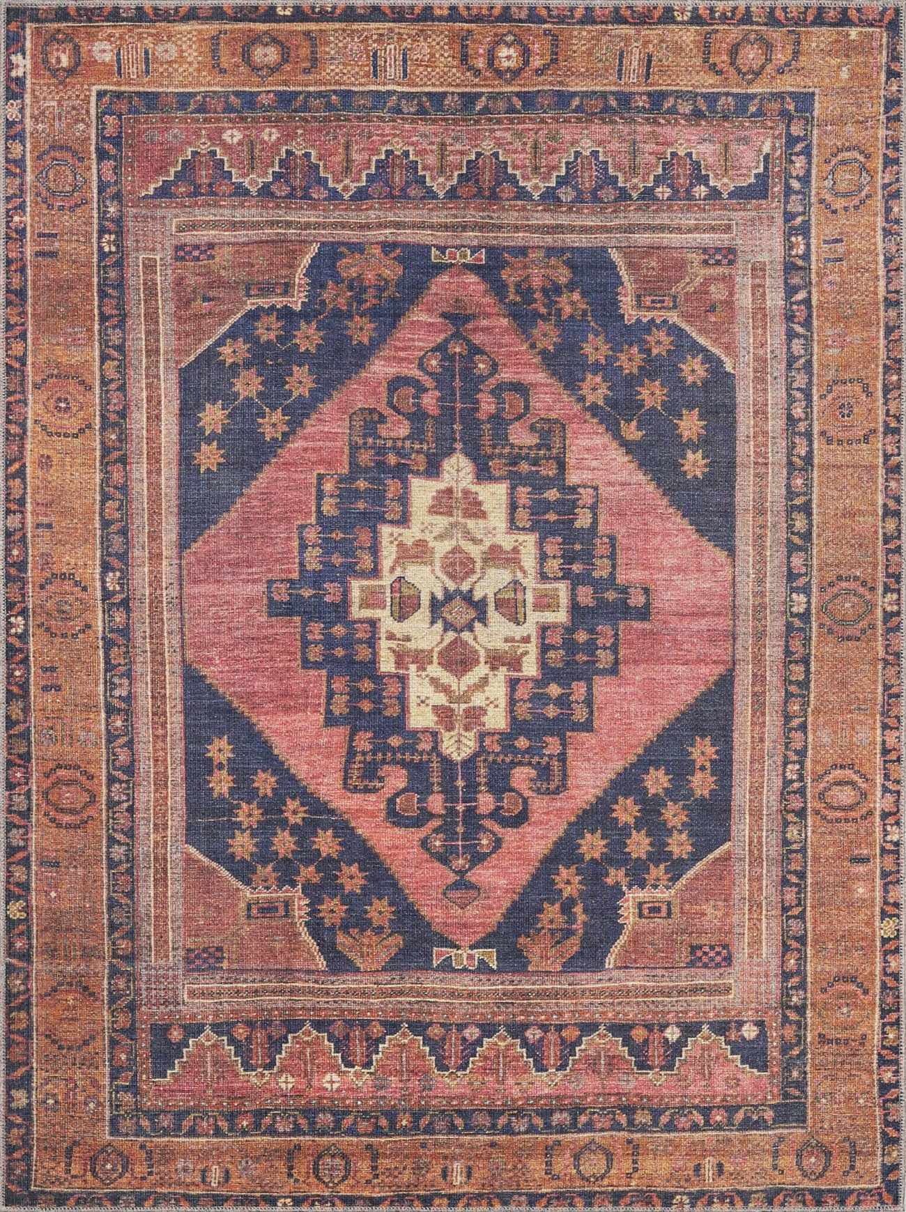 Malamote Vintage Flat Pile Washable Rug – Boutique Rugs