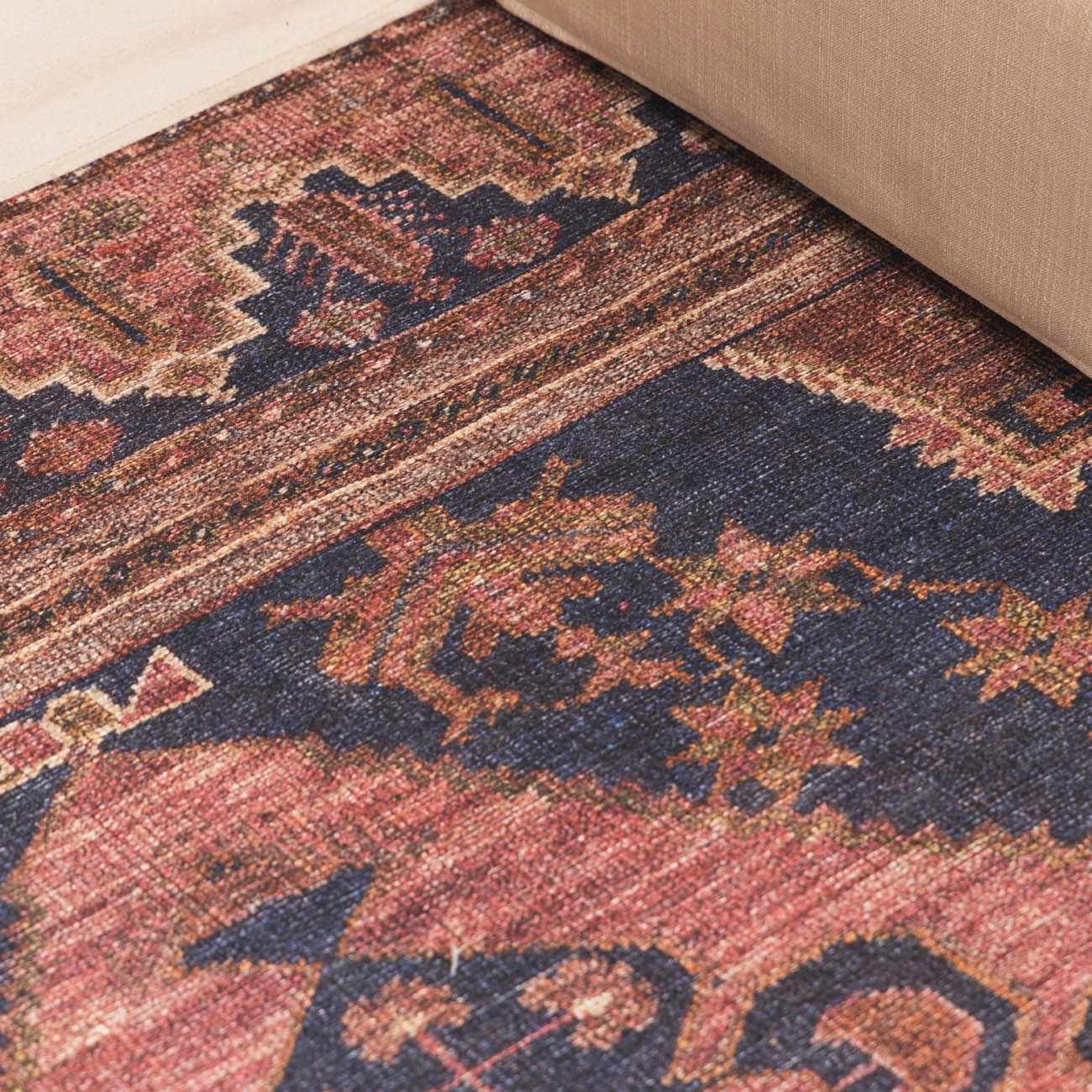 Malamote Vintage Flat Pile Washable Rug – Boutique Rugs