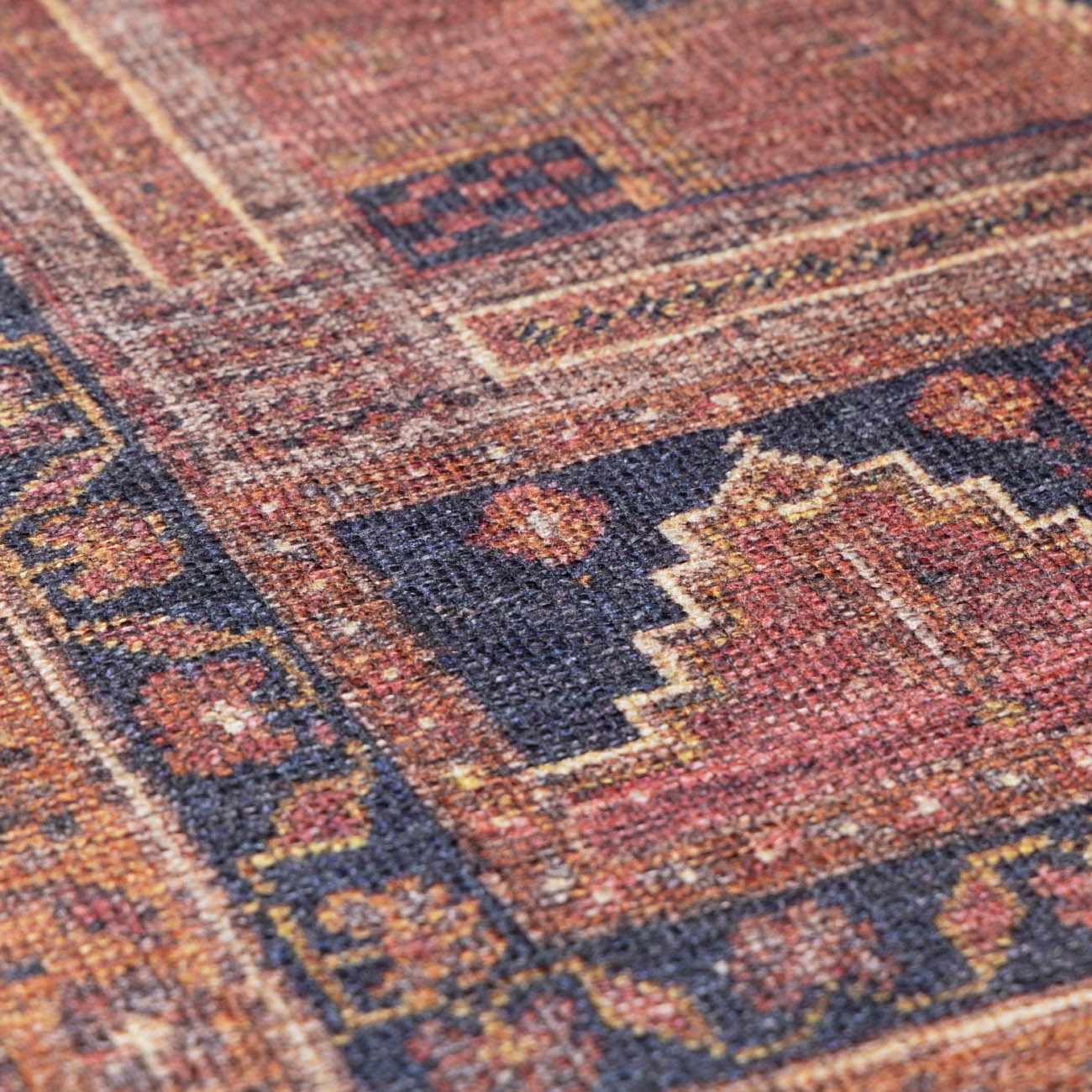 Malamote Vintage Flat Pile Washable Rug – Boutique Rugs