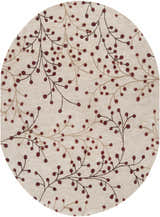 Made to Order Custom Size Beige Burgandy Elsu Area Rug