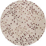 Made to Order Custom Size Beige Burgandy Elsu Area Rug