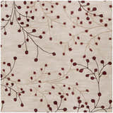 Made to Order Custom Size Beige Burgandy Elsu Area Rug