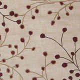 Sample Beige Burgandy Elsu Area Rug