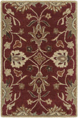 Made to Order Custom Size Conesus Hand Tufted Red 1061 Area Rug
