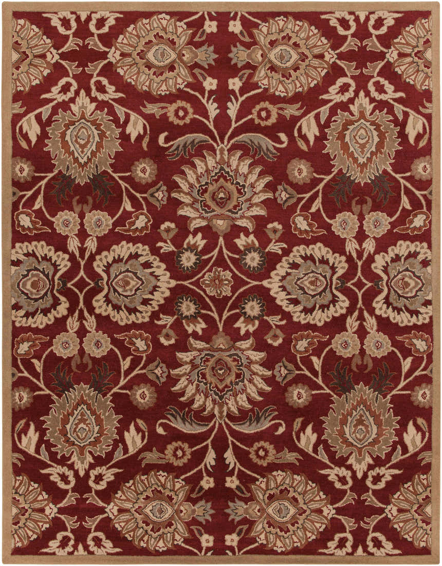 Made to Order Custom Size Conesus Hand Tufted Red 1061 Area Rug