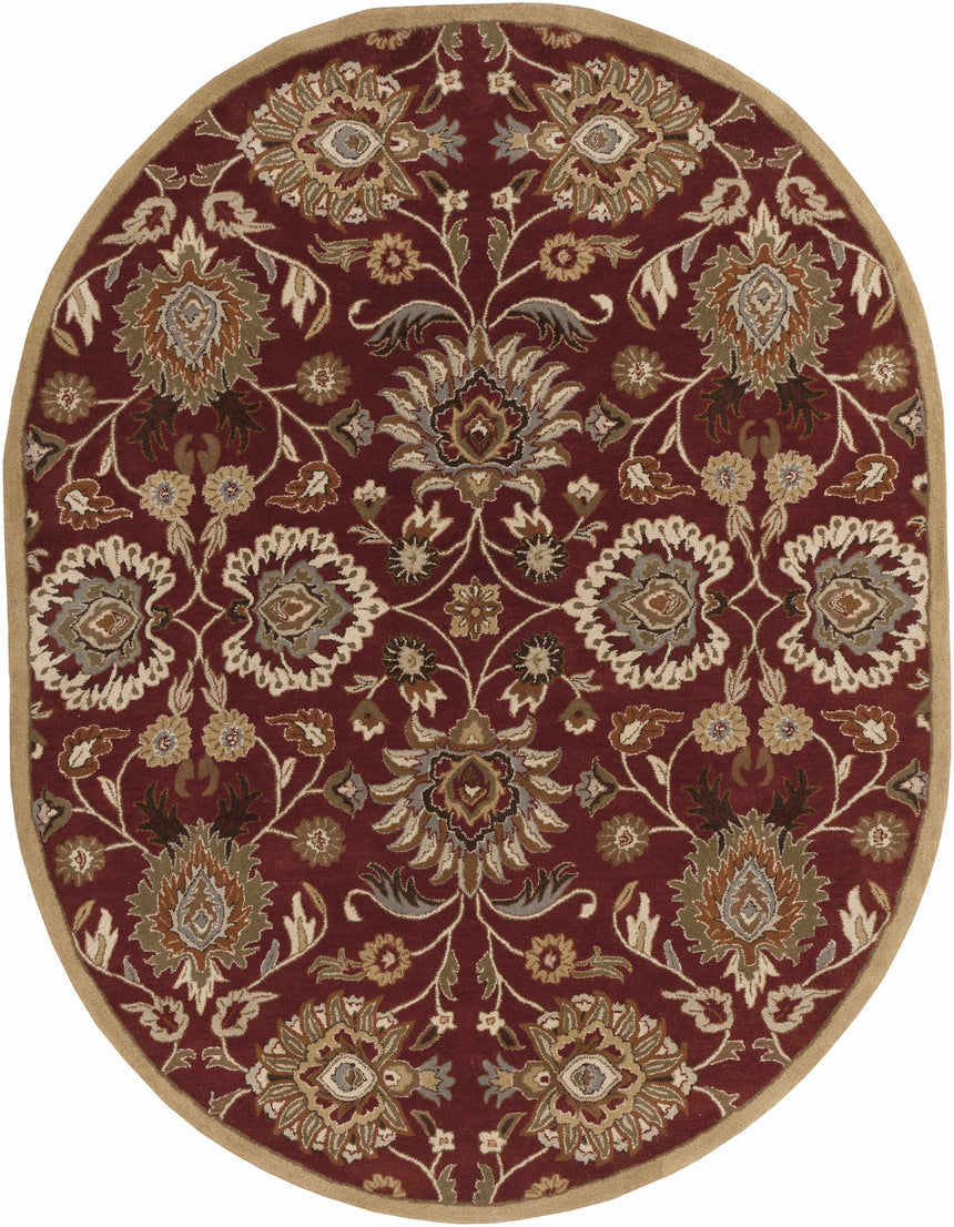 Made to Order Custom Size Conesus Hand Tufted Red 1061 Area Rug