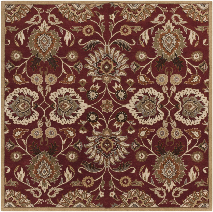 Made to Order Custom Size Conesus Hand Tufted Red 1061 Area Rug