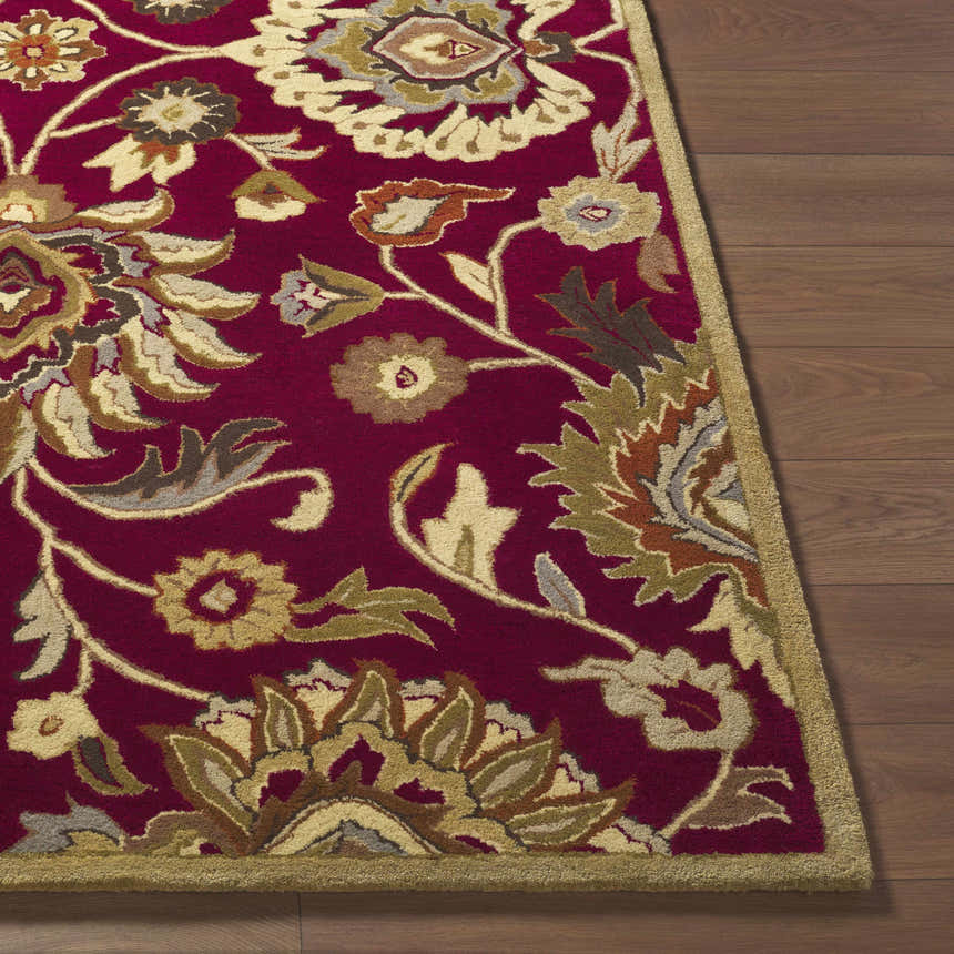 Made to Order Custom Size Conesus Hand Tufted Red 1061 Area Rug