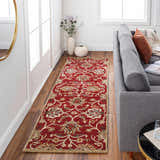 Made to Order Custom Size Conesus Hand Tufted Red 1061 Area Rug