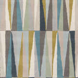 Sample Mathiston Geometric Triangles Wool Rug