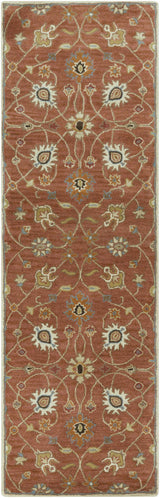 Made to Order Custom Size Logville Hand Tufted Rust 1119 Area Rug