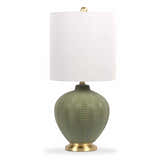 McMurray Green Textured Table Lamp