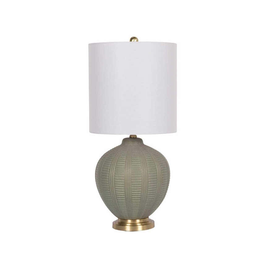 McMurray Green Textured Table Lamp