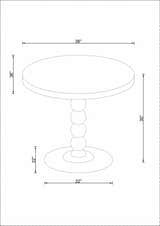 Becki Owens x Livabliss Del Ray Round Dining Table