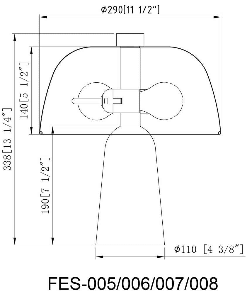 Enriquillo White Table Lamp