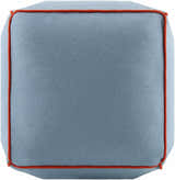 Bevuo Blue Wool Pouf Ottoman