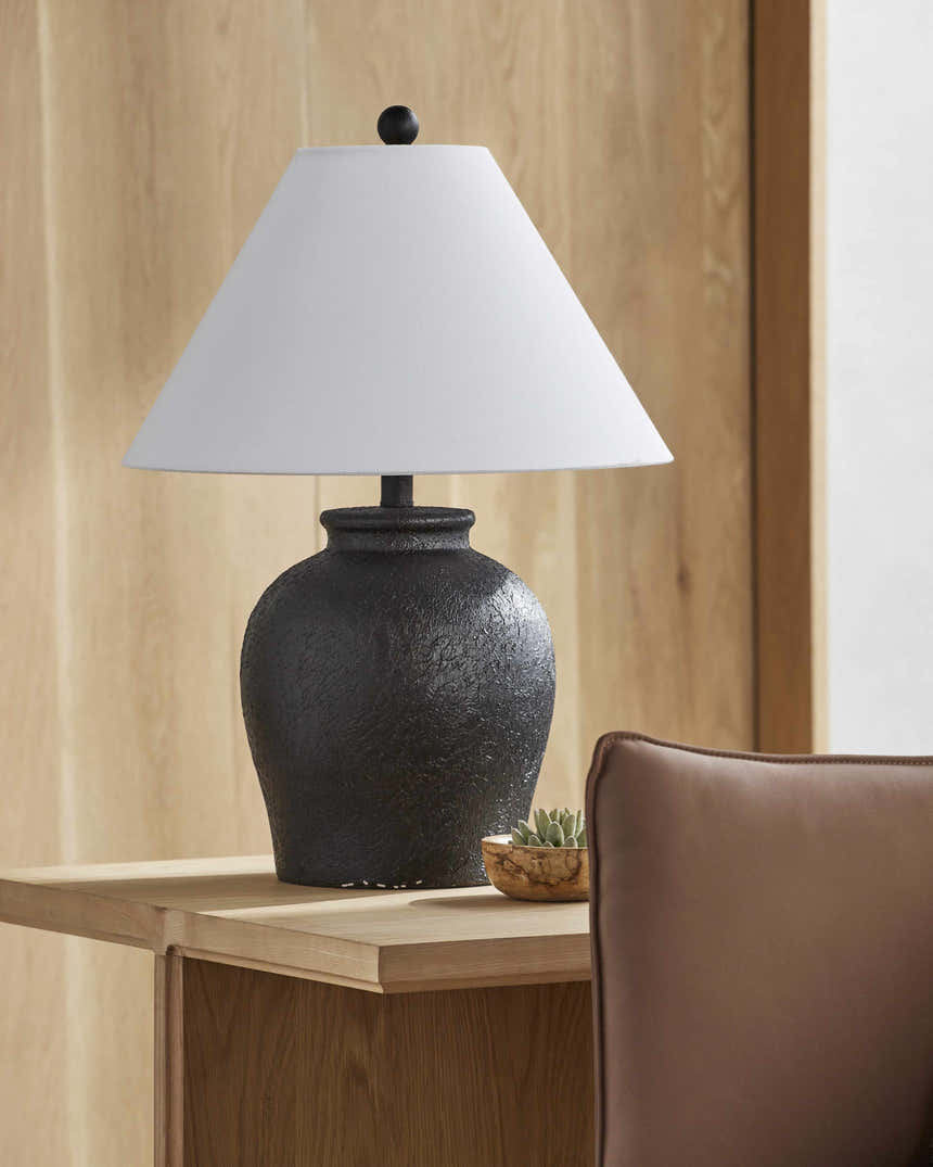 Mistelbach Black Table Lamp