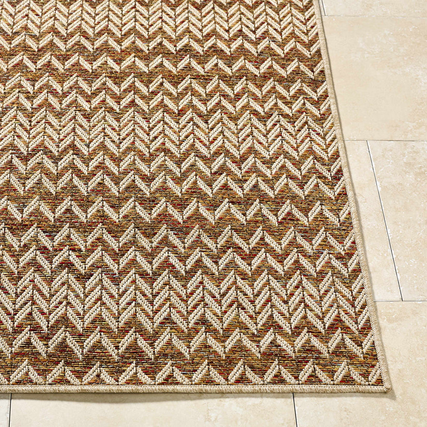 Alazne Burnt Orange Area Rug